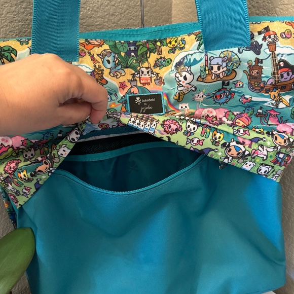 JuJuBe x Tokidoki All That Tote Fantasy  Paradise NWOT Diaper Bag/Beach Bag - Picture 4 of 10